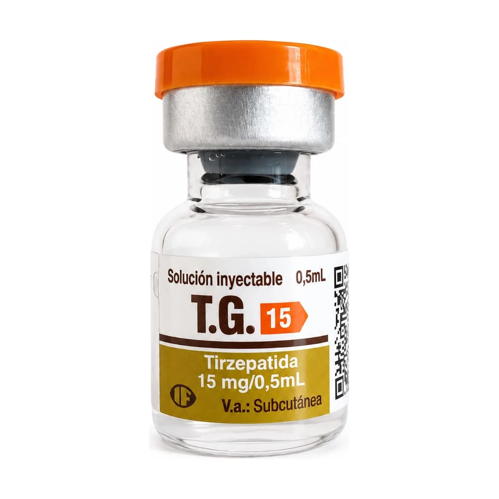 T.G. 15 Tirzepatida 15 mg/0,5 mL Frasco Original